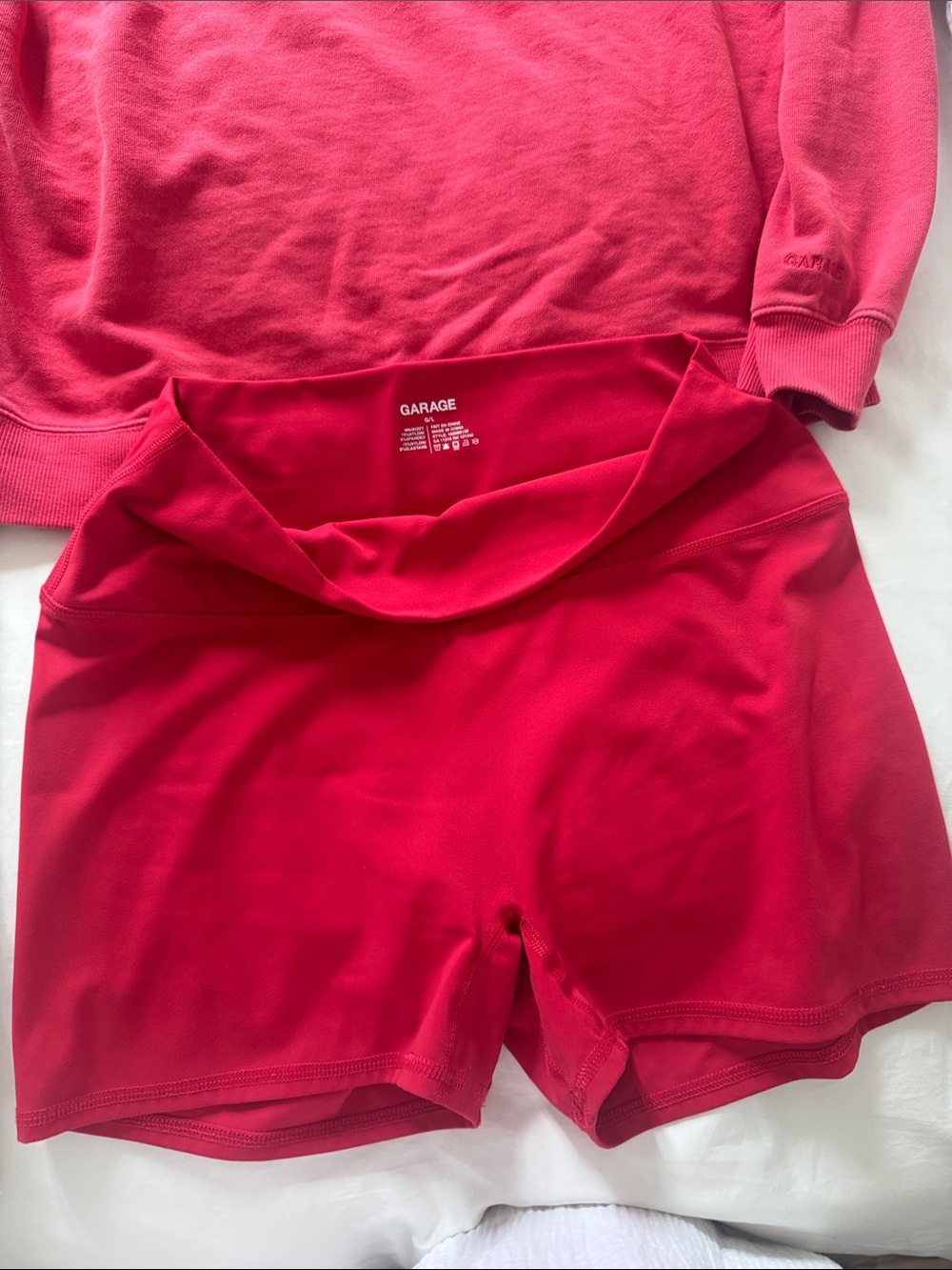 Garage Athletic Shorts in Red